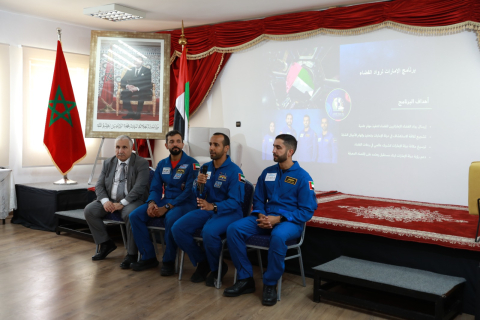 حفل استقبال وزير دولة لشؤون الشباب بدولة الإمارات العربية المتحدة والوفد المرافق له