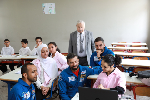 حفل استقبال وزير دولة لشؤون الشباب بدولة الإمارات العربية المتحدة والوفد المرافق له