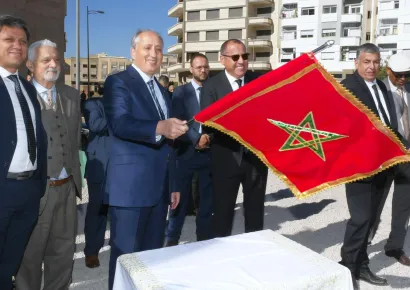 Lancement des travaux de construction de l’école primaire « Taghat », relevant de la Direction provinciale de Fès (l’Académie de la région Fès-Meknès)