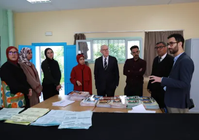 Visite d’experts internationaux au collège pionnier Al Khawarizmi à Rabat dans le cadre du Forum national de l’enseignant 2026